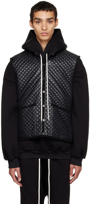 Photo: Fumito Ganryu Black Quilted Vest