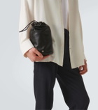 The Row Sporty leather pouch
