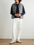 Incotex - Wool and Cashmere-Blend Sweater - Blue