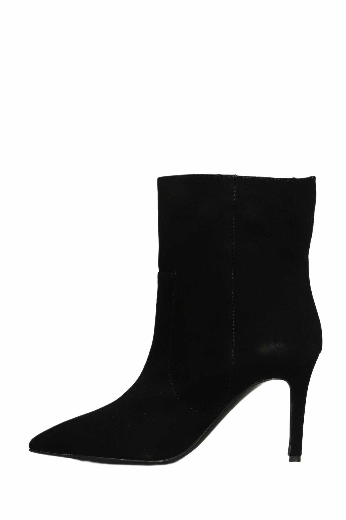 Via Roma 15 High Heels Ankle Boots In Black Suede