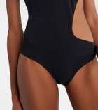 Gucci Bow-detail cutout swimsuit
