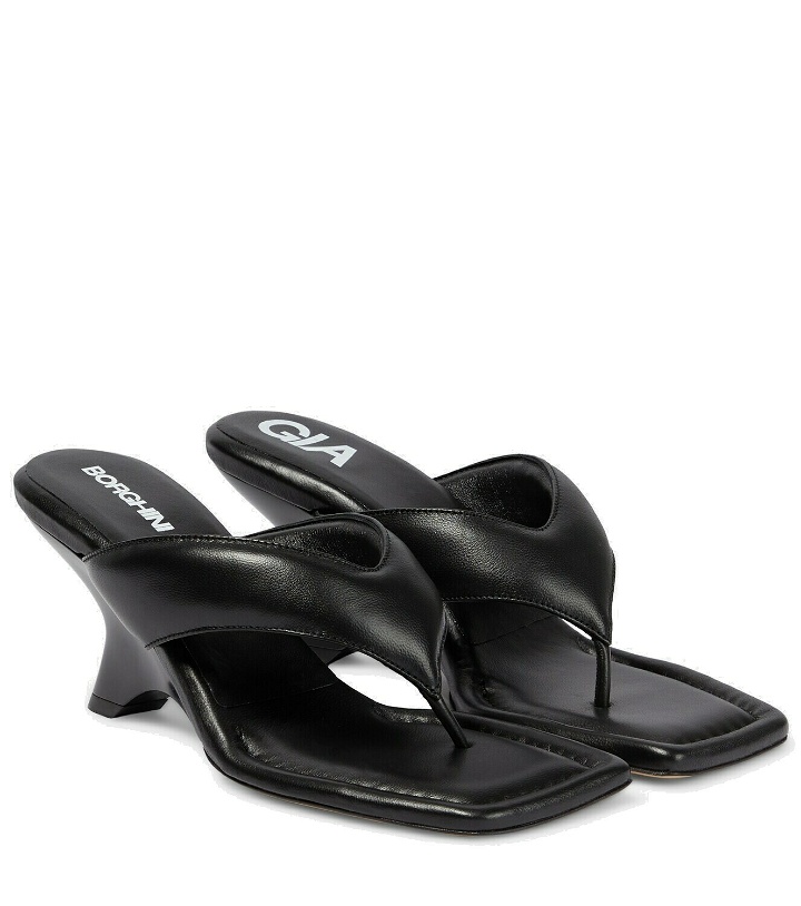 Photo: Gia Borghini - Gia 6 leather thong sandals