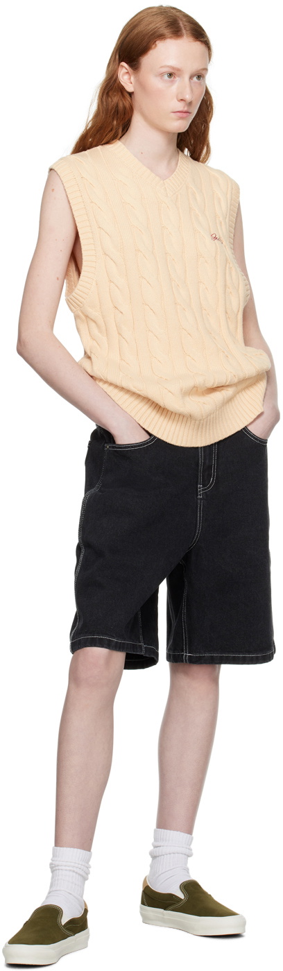 Butter Goods Off-White Cable Knit Vest