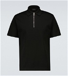 Givenchy - Half-zipped cotton polo shirt