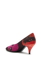 Versace Tina 65 Printed Faille Pumps