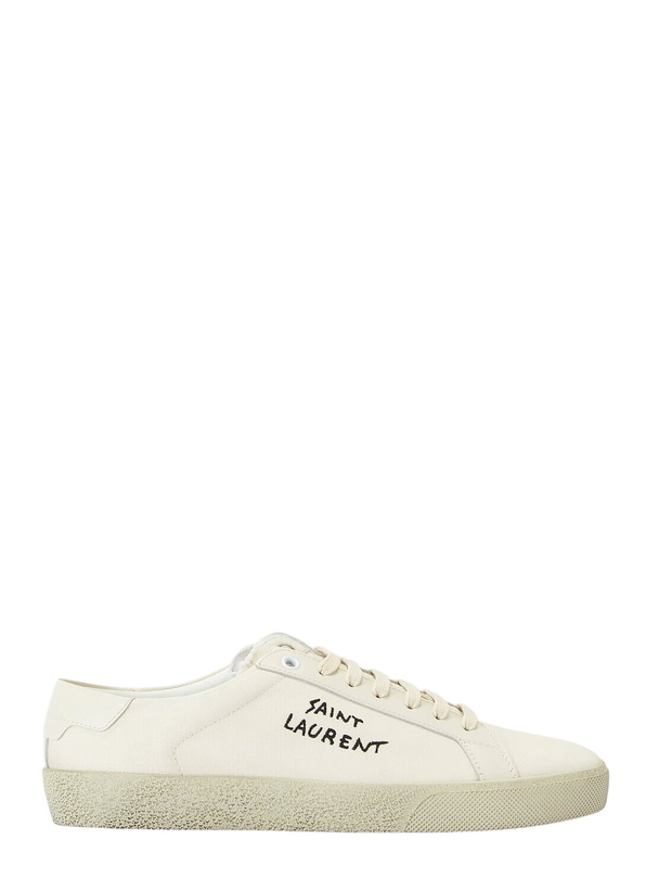 Photo: Saint Laurent Court Classic Logo Sneakers