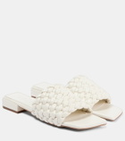 Souliers Martinez Aster woven leather slides