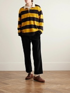 Portuguese Flannel - Straight-Leg Cotton-Corduroy Trousers - Black