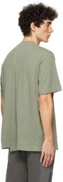 John Elliott Green Reconstructed Lucky Pocket T-Shirt