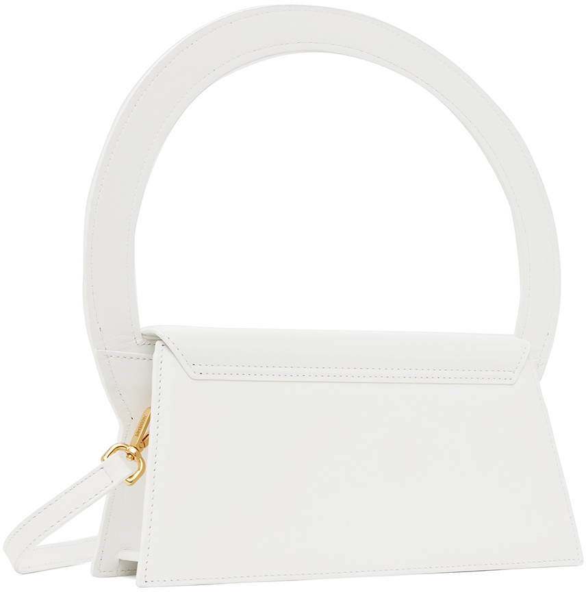 Jacquemus White Le Papier 'Le Sac Rond' Bag