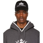 Dolce and Gabbana Black Crown Cap