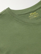 Polo Ralph Lauren - Three-Pack Slim-Fit Logo-Embroidered Cotton-Jersey T-Shirts - Green