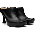 Balenciaga Black Scholl Edition Sheepskin Mule Heels