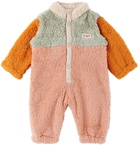 TINYCOTTONS Baby Multicolor Color Block Jumpsuit