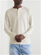 Faherty - Cloud Pima Cotton and Modal-Blend Jersey Henley T-Shirt - Neutrals