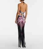 Roberto Cavalli Printed halterneck jumpsuit