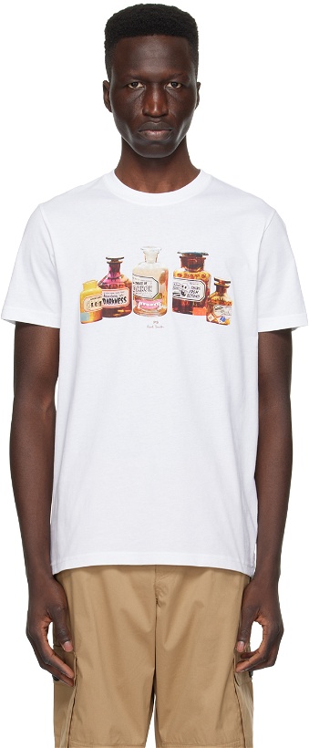 Photo: PS by Paul Smith White Bottles T-Shirt