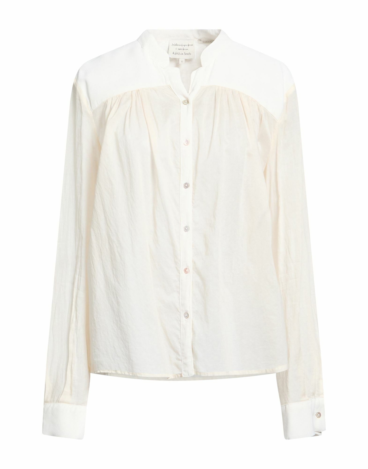 Alessia Santi Womens Shirt Ivory