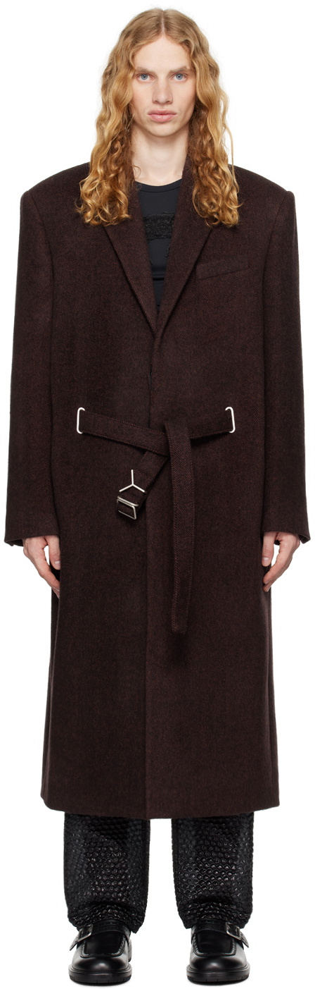Y/Project Black Snap Panel Coat Y/Project