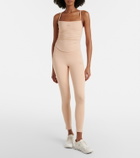 Adidas by Stella McCartney Logo ruched tank top