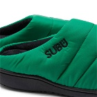 SUBU Insulated Winter Sandal in Green