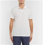 Onia - Linen-Blend Polo Shirt - Men - Off-white
