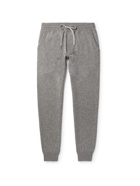 TOM FORD - Mélange Cashmere and Wool-Blend Sweatpants - Gray