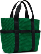 Bottega Veneta Green Voyager Zipped Tote