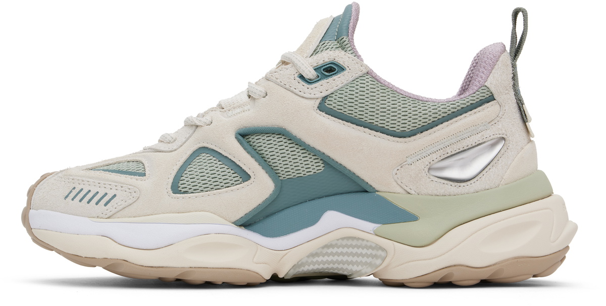 スニーカー AXEL ARIGATO Satellite Runner Sneakers Off-White/Green Axel Arigato Off-White & Green Satellite Runner Sneakers