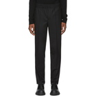 Neil Barrett Black Skinny Diagonal Trousers