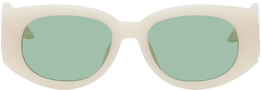 Casablanca Off-White 'The Memphis' Sunglasses