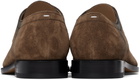 Maison Margiela Brown Tabi Lace-Ups Derbys