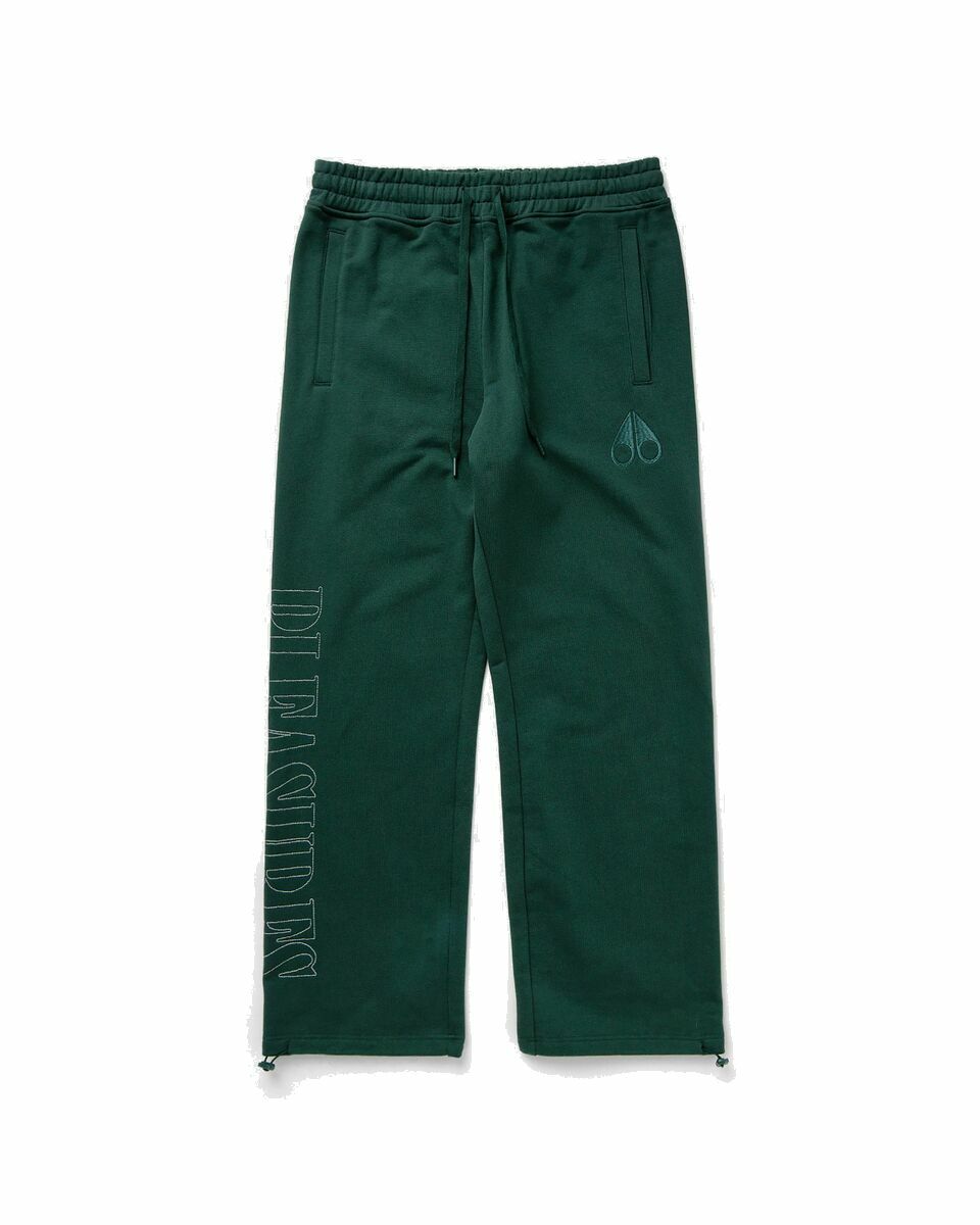 Photo: Moose Knuckles X Pleasures Logo Sweatpants Green - Mens - Sweatpants