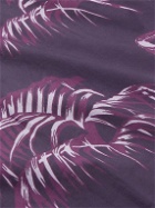 Desmond & Dempsey - Bocas Printed Organic Cotton-Poplin Pyjama Set - Purple