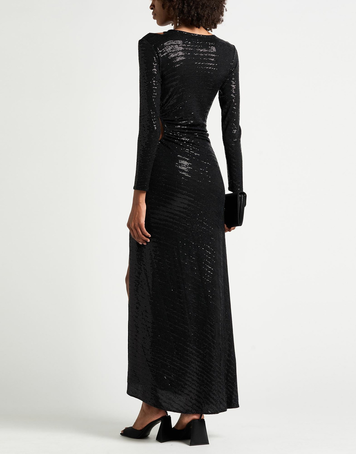 Maje Womens Maxi dress in Black
