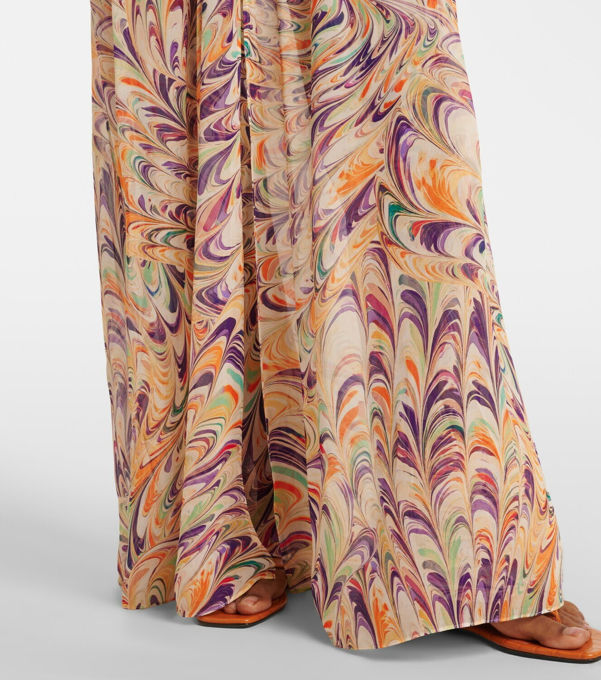 Alexandra Miro Chloe printed georgette kaftan