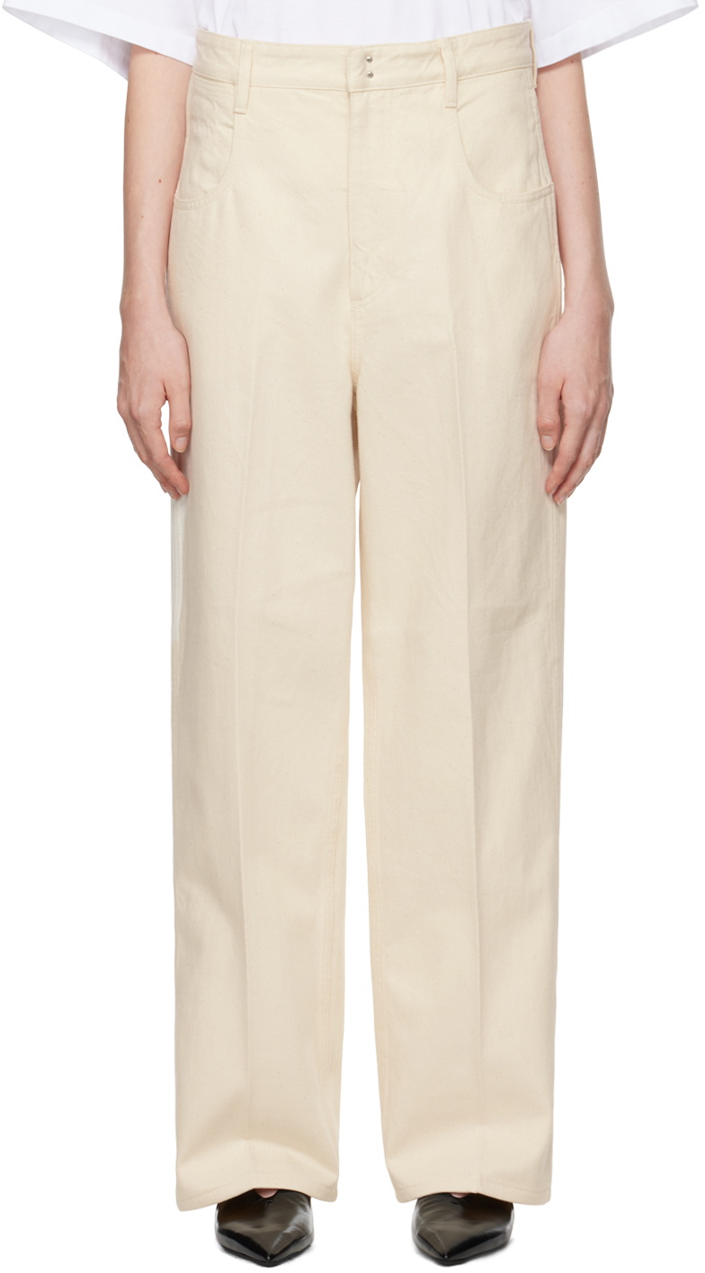 Carven Off-White 5-Pocket Trousers