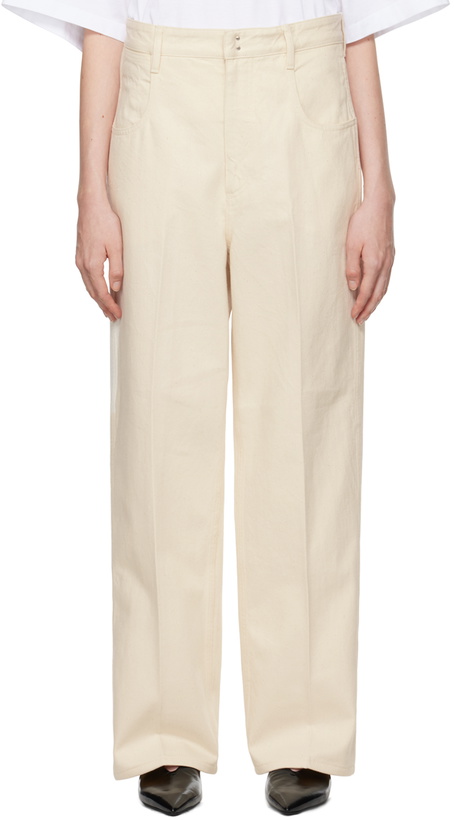 Photo: Carven Off-White 5-Pocket Trousers