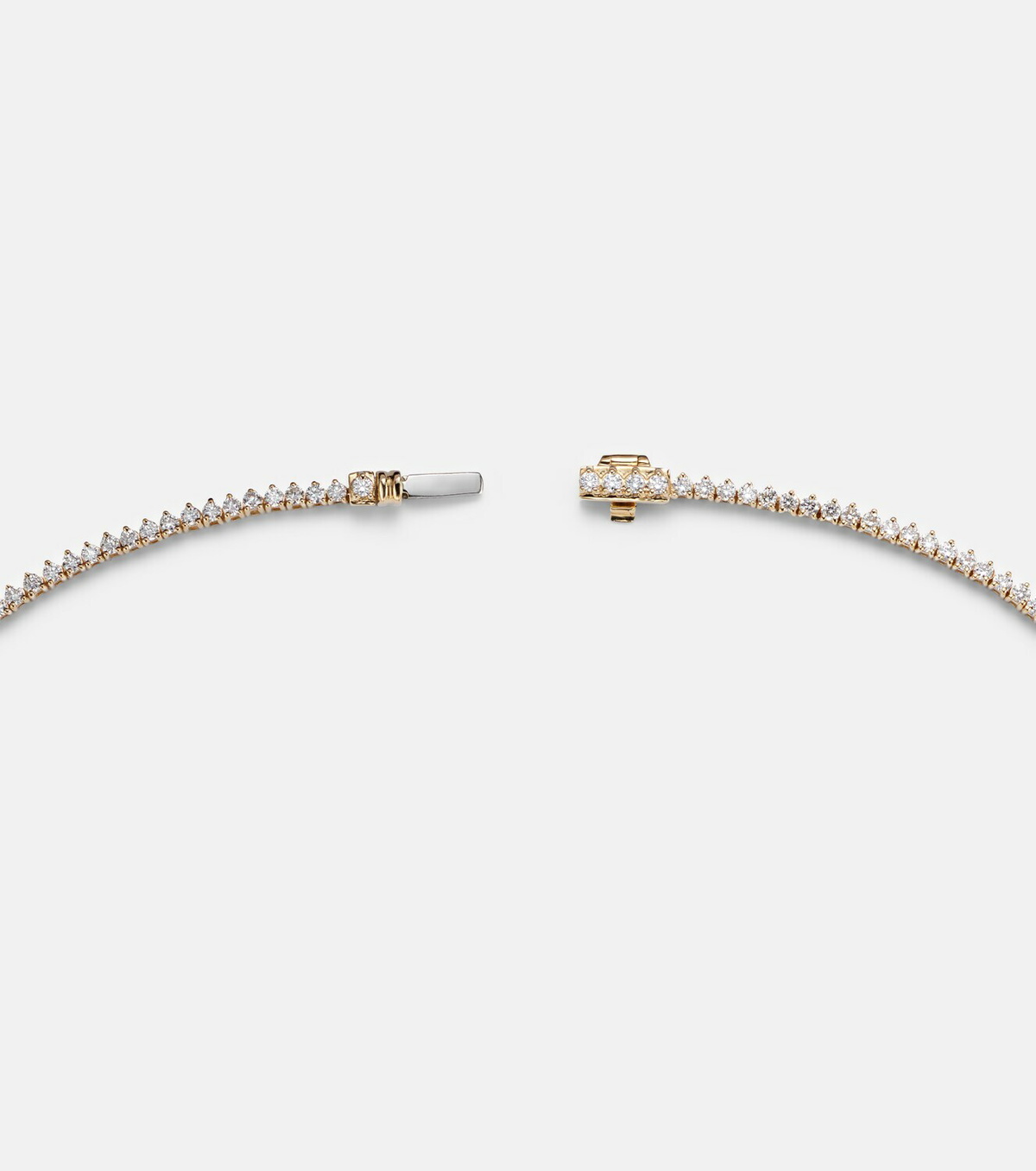 Stone and Strand 14kt gold (585/1000) earrings with diamonds