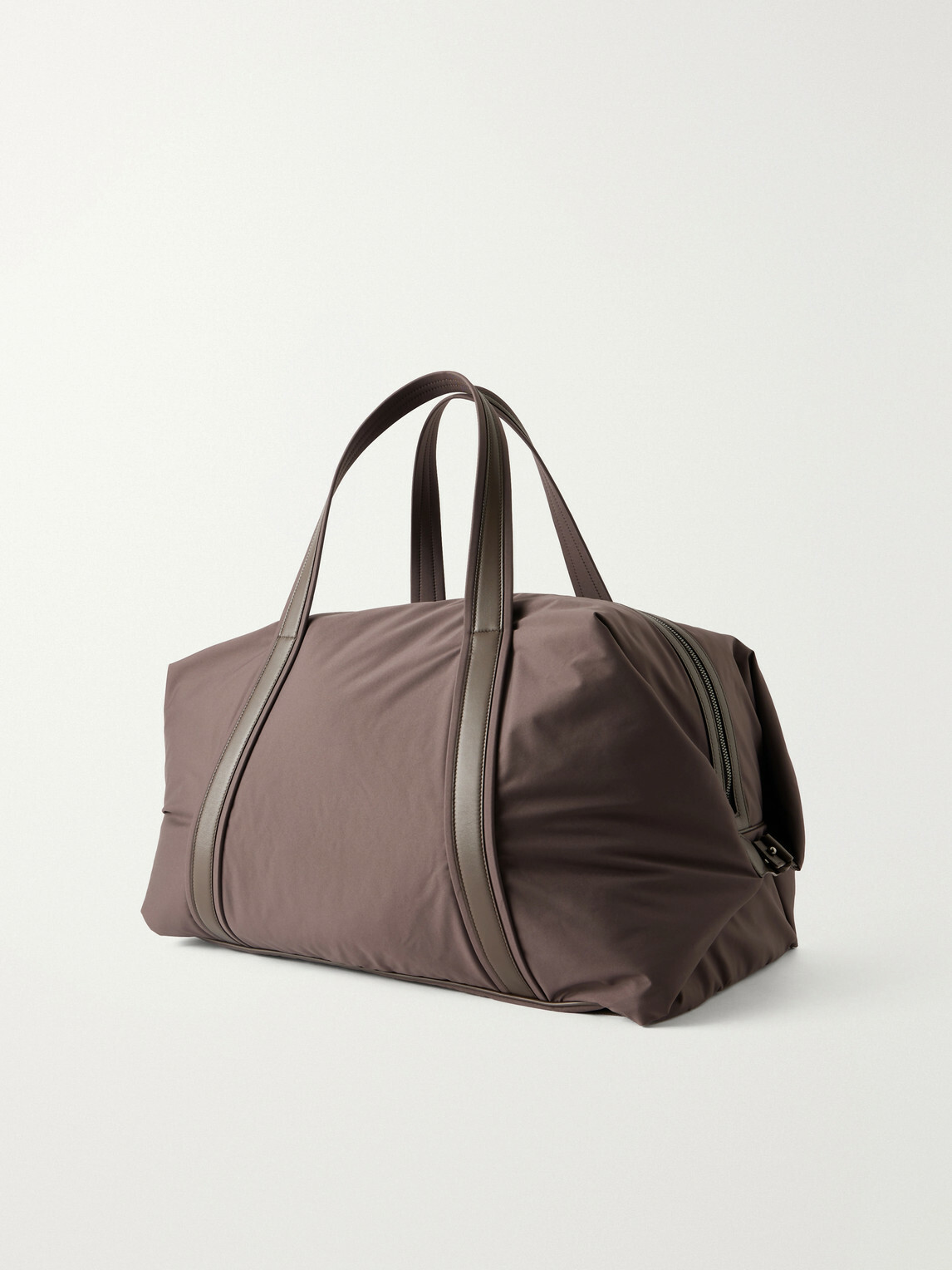 Loro Piana - Winch Leather-Trimmed Storm System® Shell Duffle Bag