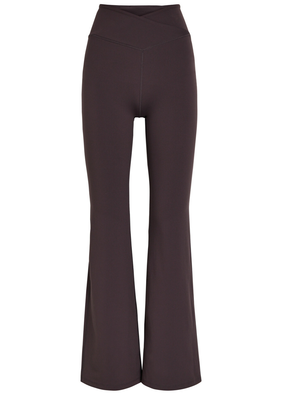 Tala Dayflex Flare Stretch-jersey Leggings Brown