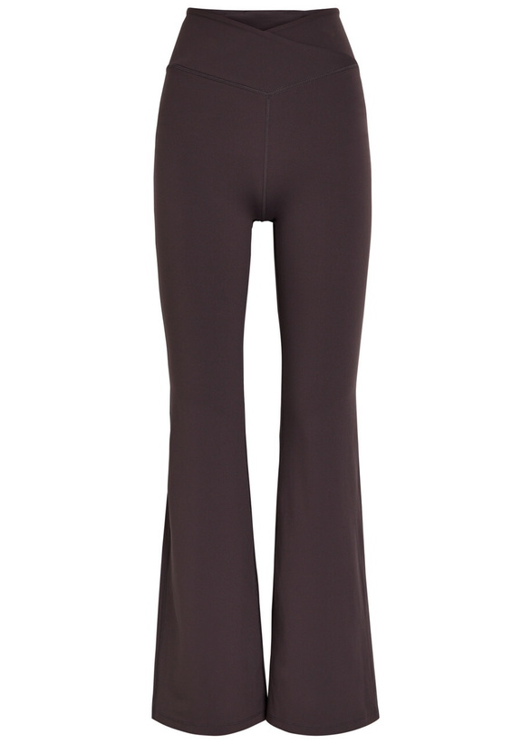 Photo: Tala Dayflex Flare Stretch-jersey Leggings Brown