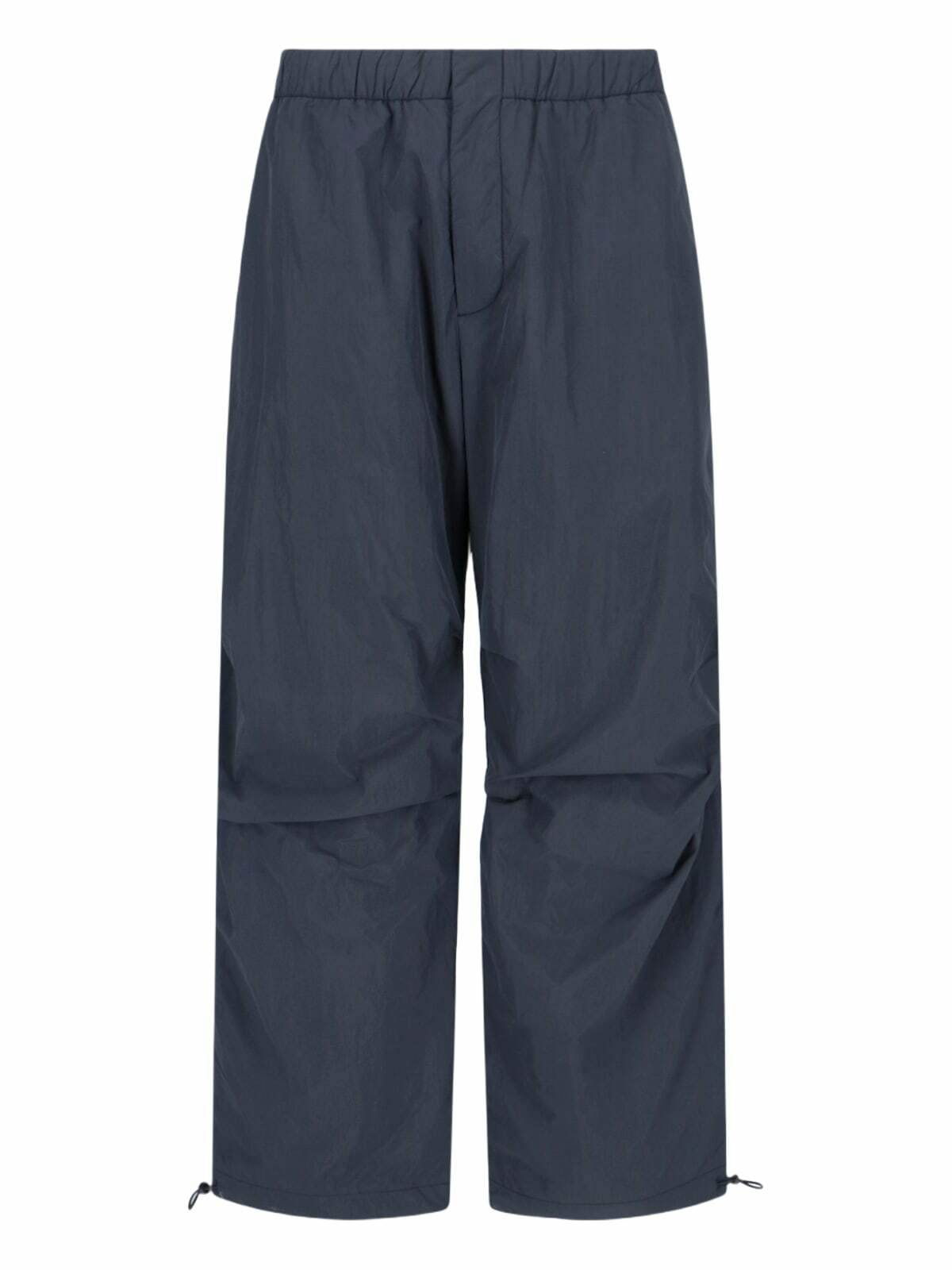 Studio Nicholson Men's Sorte Deep Pleat Volume Twill Pant in