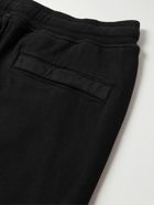 Stone Island - Slim-Fit Tapered Logo-Appliquéd Cotton-Jersey Sweatpants - Black