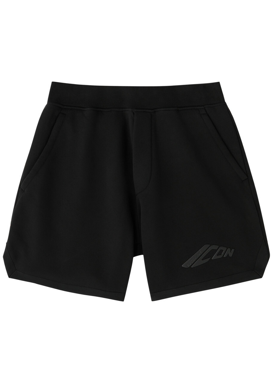 DSQUARED2 Icon Logo Jersey Shorts Black