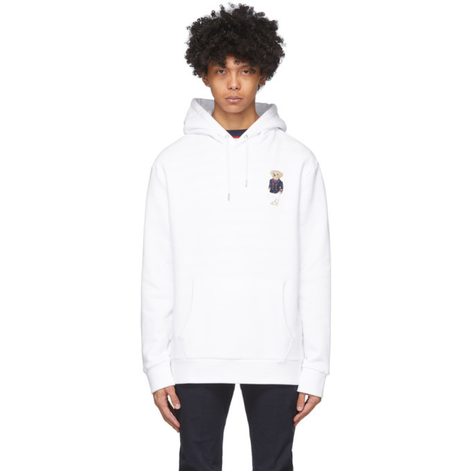 Photo: Ralph Lauren Purple Label White Nautical Bear Hoodie