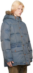 RRL Blue Quilted Jacket