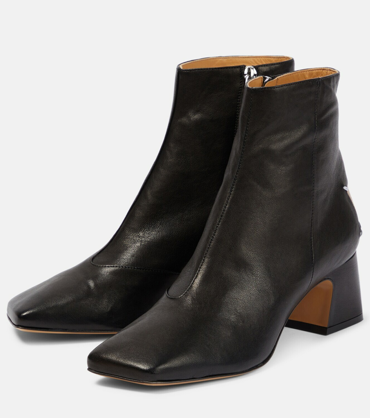 Maison Margiela - Four-Stitch leather ankle boots Maison