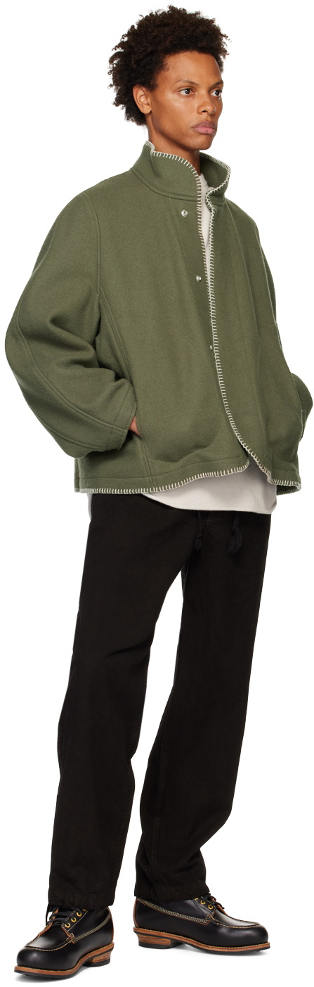 3MAN Black Workwear Trousers