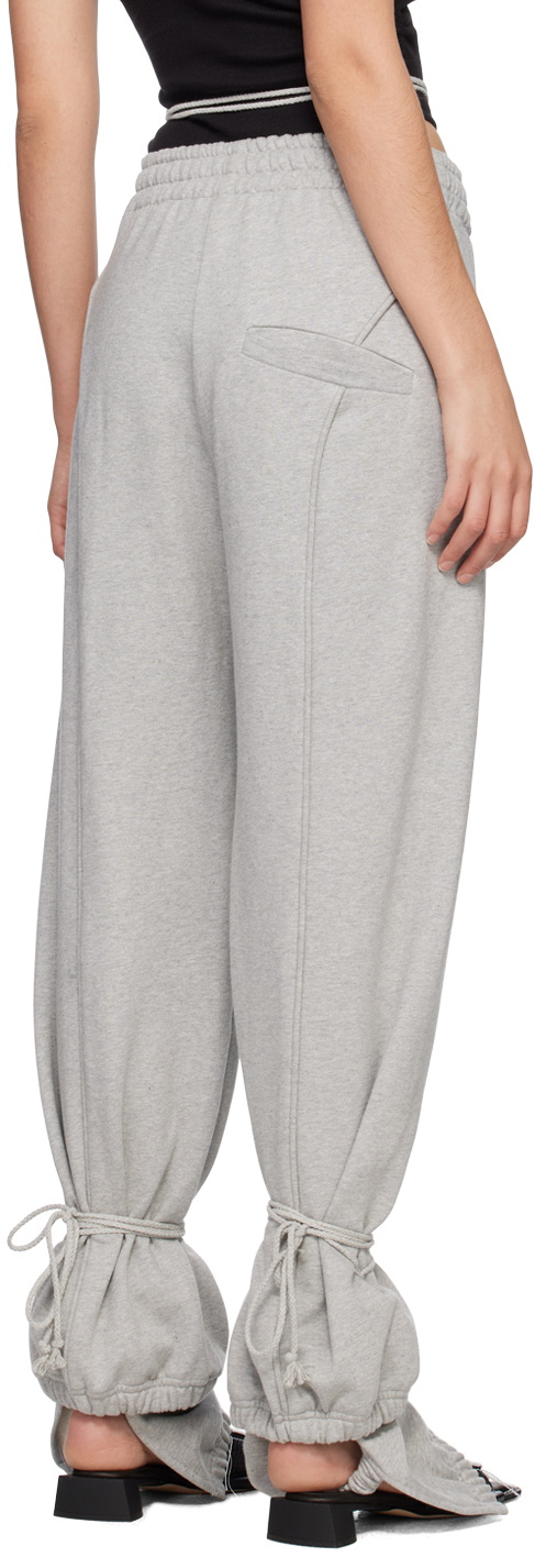 SRVC Gray Asymmetric Lounge Pants
